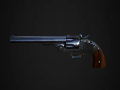 Cowboy Revolver 3D model