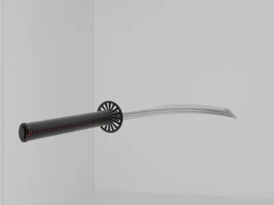 katana Low-poly 3D model buy
