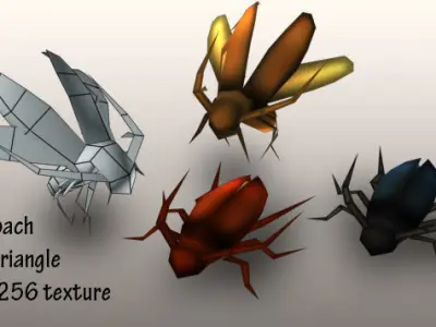 Low Poly Critter Pack Low-poly 3D model
