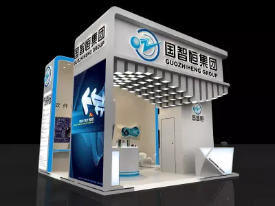 Exhibition - Area -6X6-3DMAX2009-6 3D model