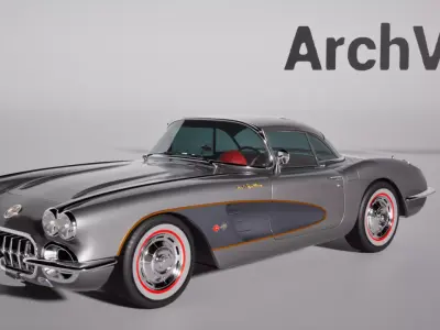 ArchViz Car Assets P09 - Unreal Engine 5 3D model