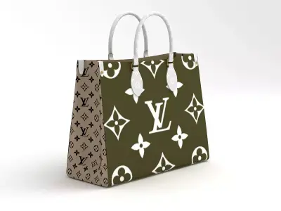 Louis Vuitton Leather Bag 5 3D model