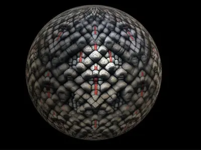 PBR Sci-Fi Seamless Realistic Material SBSAR 4k Texture 048 Texture