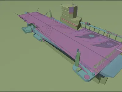Light Carrier Low-poly 3D model