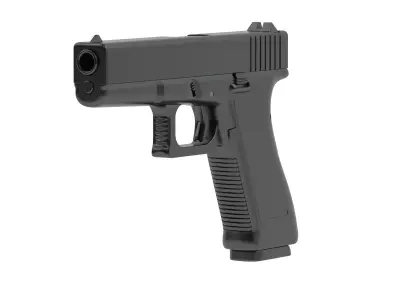 Glock pistol 3D model buy