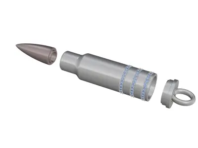 Pendant bullet 3D print model