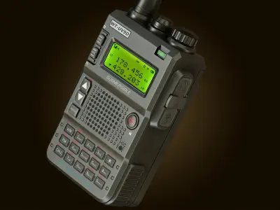 Walkie Talkie Low-poly 3D model buy