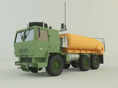 Medium Tactical Vehicle tanker 3D model