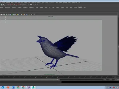 sparrow bird 3d model 3D model