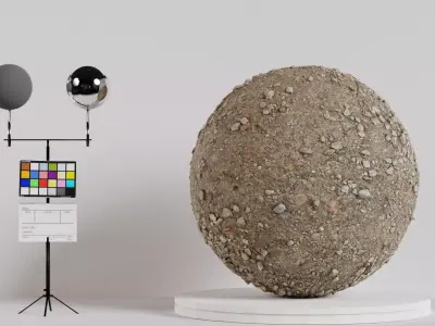 Material Test Studio Free low-poly 3D model