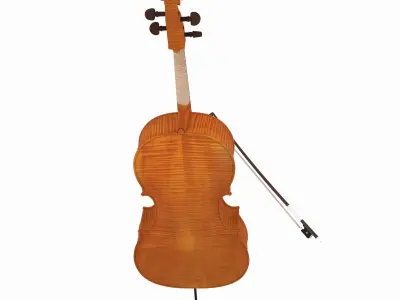 Cello stand 3D model