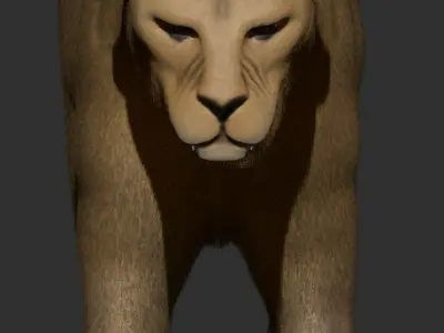 Lioness lion 3D model purchase