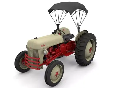 Series 8N Tractor 1951 3D model