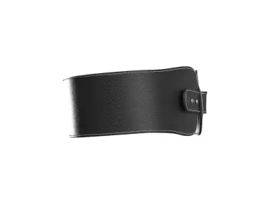 Black Leather Belt 3D model
