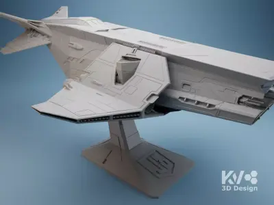 KV-Batman Flying Fox 3D print model