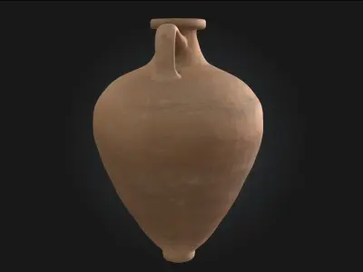 Ancient Amphora  Timeless Ceramic Relic 3D model