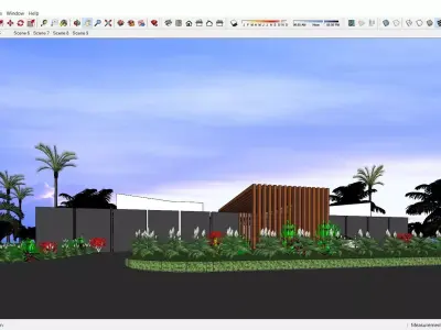 Sketchup Hotel K9 3D model