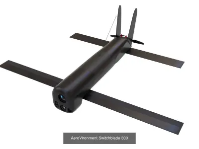 Switchblade 300 Drone Launcher and Multi-Pack Launcher 3D Model Collection