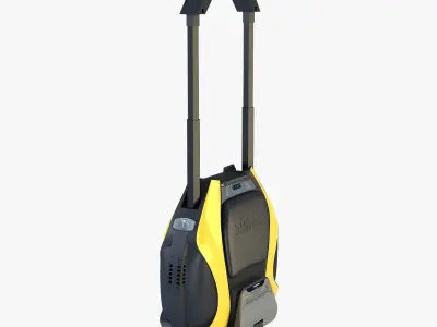 Inmotion V3 Pro yellow 3D model