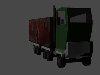 simple truck  Free 3D model