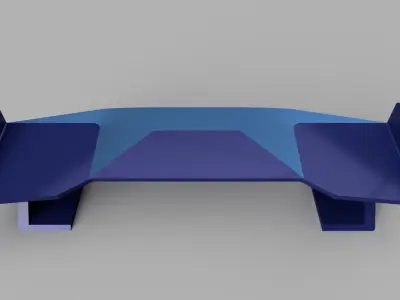 Spoiler Rc Car  Free low-poly 3D model