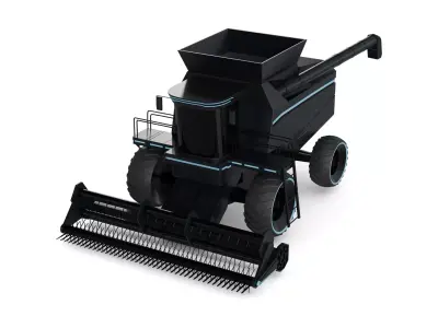 Combine Harvester 3D model purchase