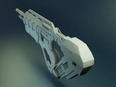 Assault Rifle Free 3D model buy