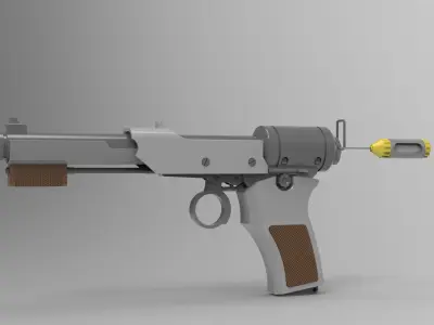 Fallout Pneumatic Gun 3D model