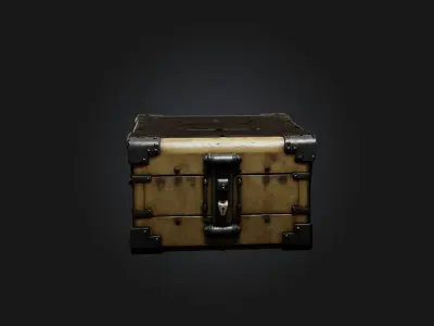 Realistic Lockbox Model Low-poly 3D model