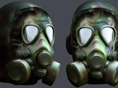 Helmet 3d model military combat Military Low-poly  Low-poly 3D model shop
