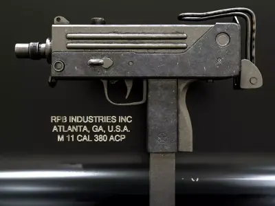 MAC-10 Style Submachine Gun 3D model