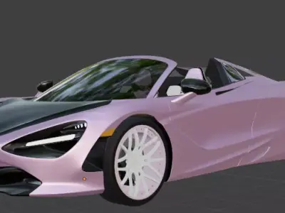 Pink 720s Free 3D model