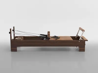 Pilates Reformer Machine - High-End 3D model