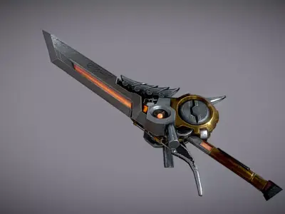 Game sword  3D model