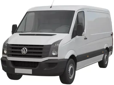 VW CrafterVan 2011 L2H1 3D model