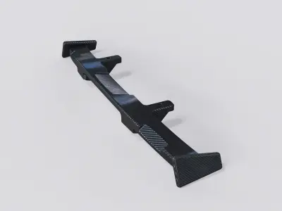 spoiler combo rear wing tuning cars  3D model