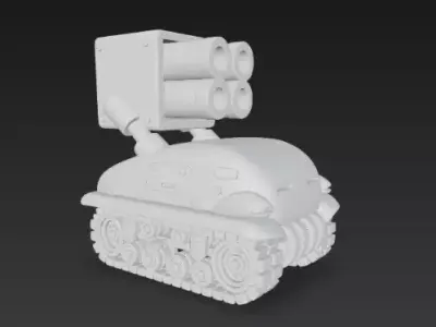Metal Slug Missile Luncher 02 3D print model