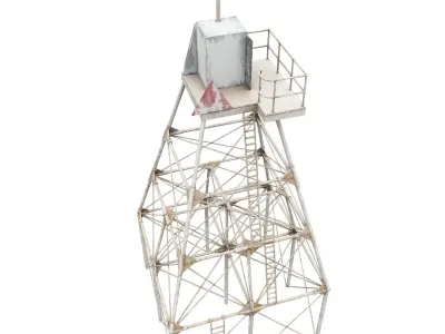 Molasses Reef Lighthouse 3D model