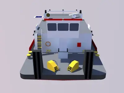 Push Boat  3D model