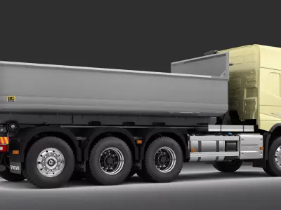 VOLVO FMX 8X4  Multilift Hooklift  2022 3D model