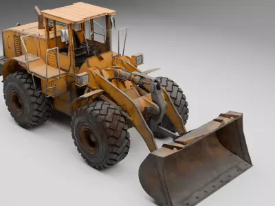  Bulldozers 3D model