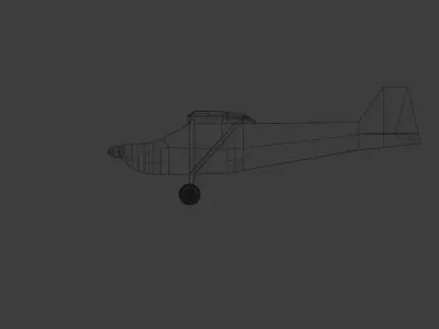 Plane DA20 3D model