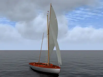 sailboat BM 3D model