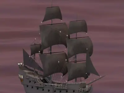 Black pearl 3D model