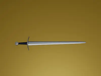 Sword  Free low-poly 3D model purchase