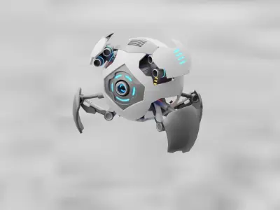 COMBAT ROBOT 3D model buy