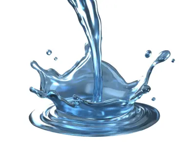 Water Splash 14 3D model