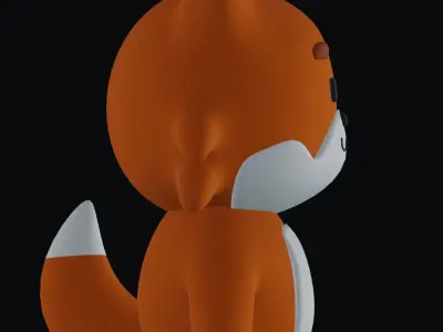 Miniature fox Free 3D model