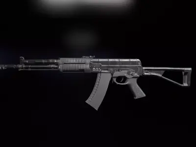 AEK 971 Assault Rifle Free low-poly 3D model