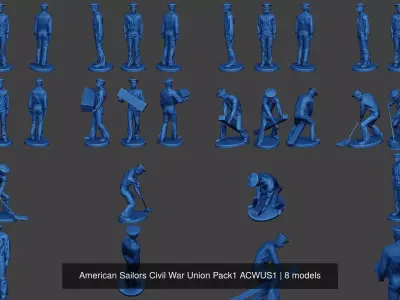 American Sailors Civil War Union Pack1 ACWUS1